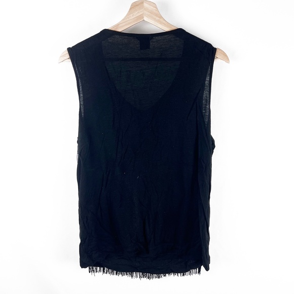 Sleeveless Flapper Top | Club Monaco | Size L - Picture 4 of 4